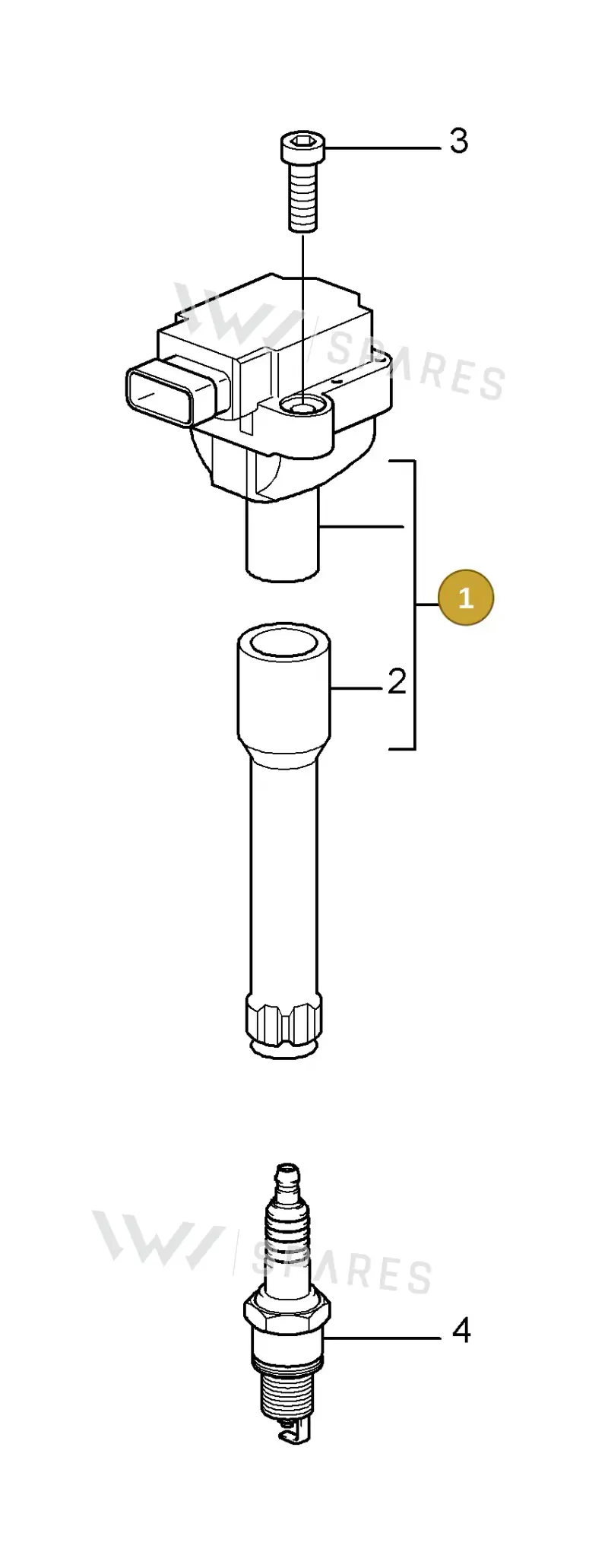 9A160210407 — Porsche GT3 RS (2006-2011) diagram p29901000, position 1