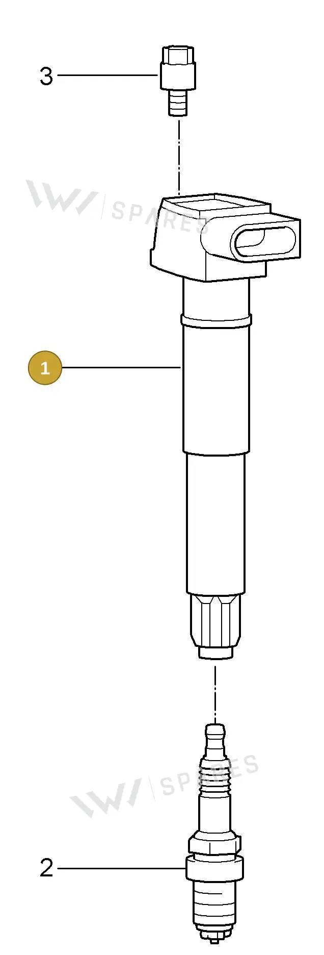 9A160210407 — Porsche GT2 RS (2009-2012) diagram p36901000, position 1