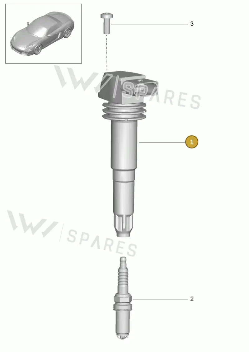 9A160210407 — Porsche Boxster (2012-2016) diagram p39901000, position 1