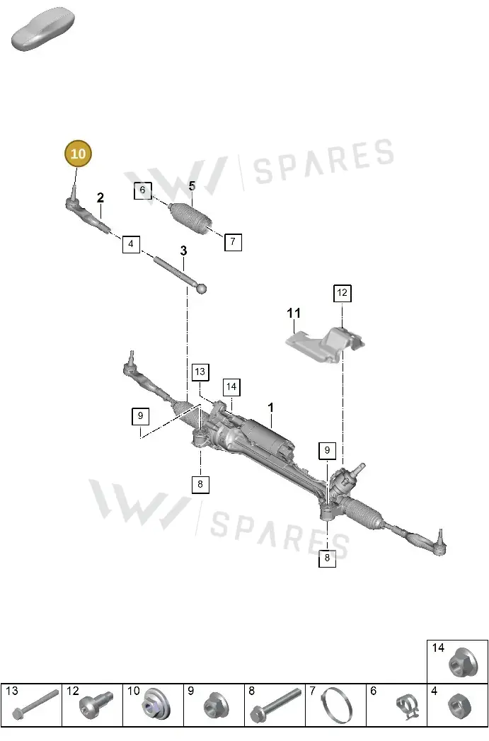 9A700499500 — Porsche Panamera (2023-2025) diagram p62403000, position 10