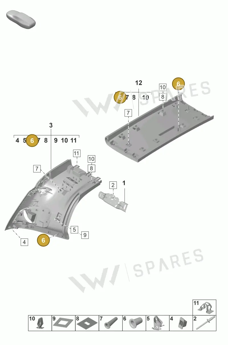 9A700698800 — Porsche 911 (2024-2025) diagram p53807220, position 6
