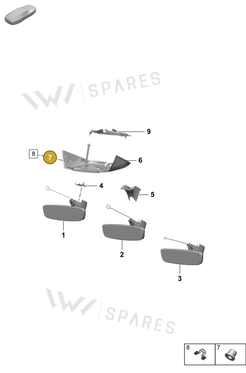 9A700698800 — Porsche Macan (2024-2024) diagram p61809600, position 7