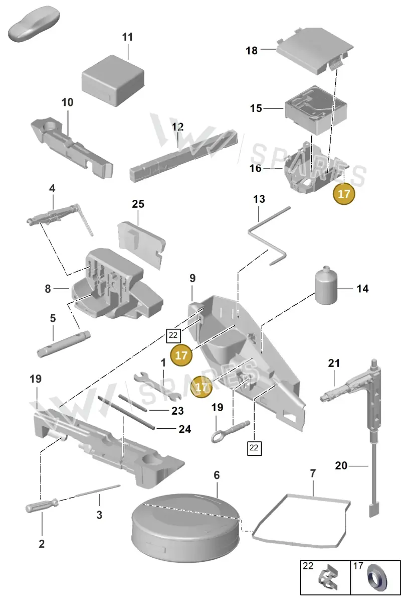 9A700699300 — Porsche 911 (2024-2025) diagram p63001000, position 17
