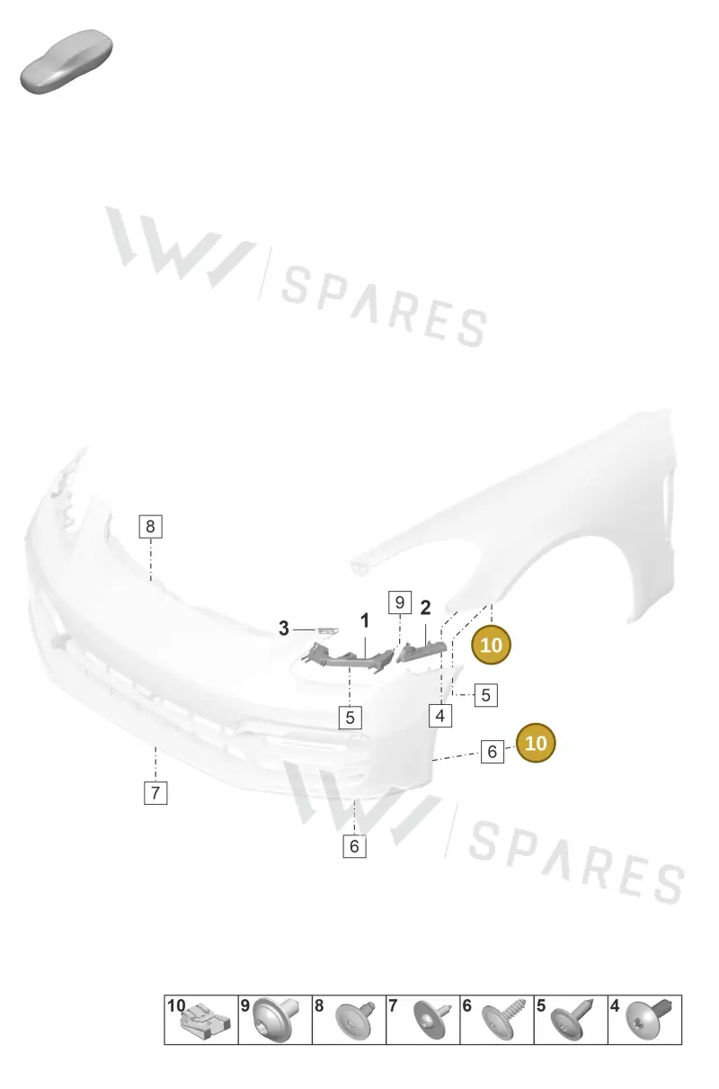9A700738000 — Porsche Panamera (2020-2023) diagram p58802200, position 10