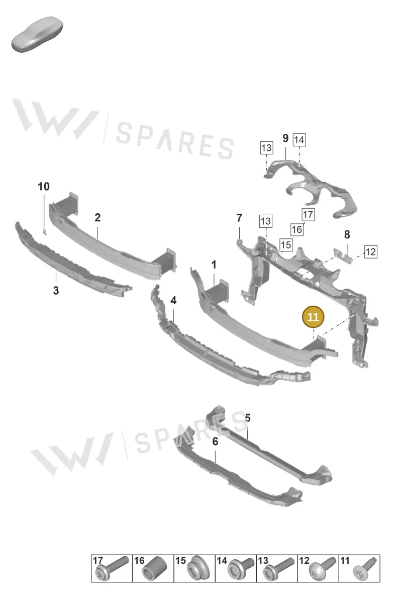9A700744300 — Porsche Panamera (2020-2023) diagram p58802400, position 11