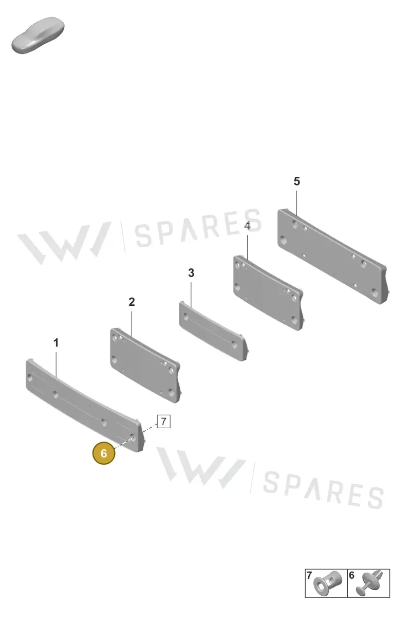 9A700788200 — Porsche Taycan Sport Turismo (2023-2025) diagram p56802300, position 6