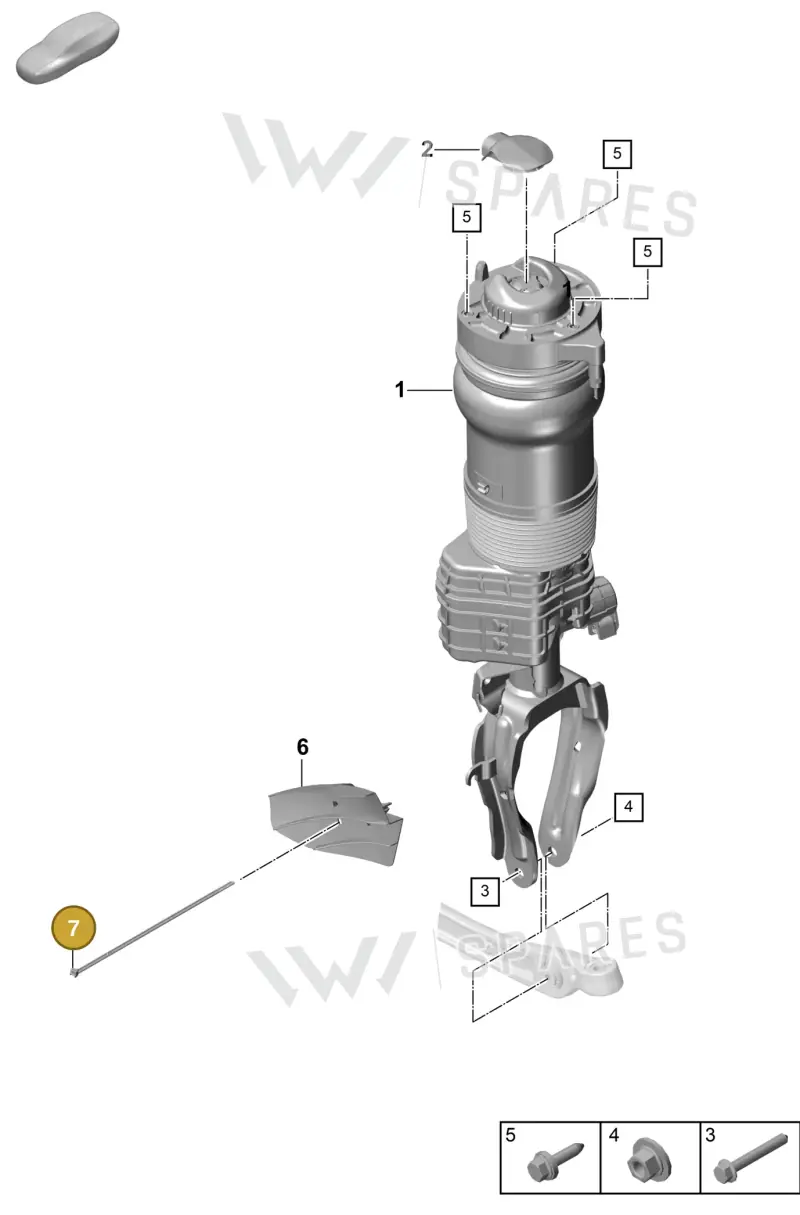 9A700837900 — Porsche Cayenne Coupe (2023-2023) diagram p60402000, position 7