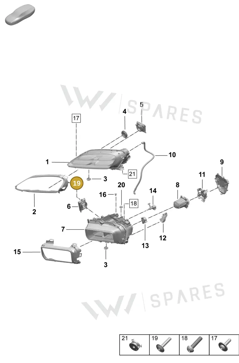 9A700839700 — Porsche Macan (2024-2024) diagram p61908000, position 19