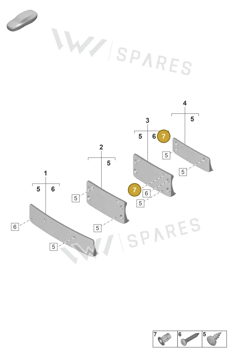 9A700844200 — Porsche 911 (2021-2022) diagram p59802300, position 7