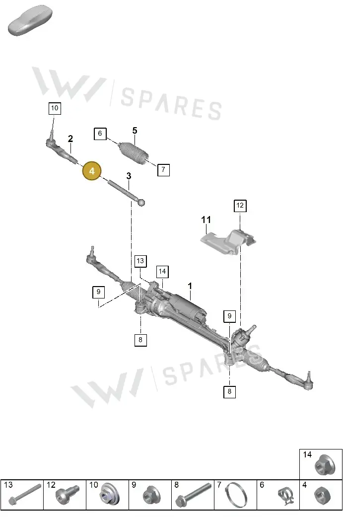 9A700857100 — Porsche Panamera (2023-2025) diagram p62403000, position 4