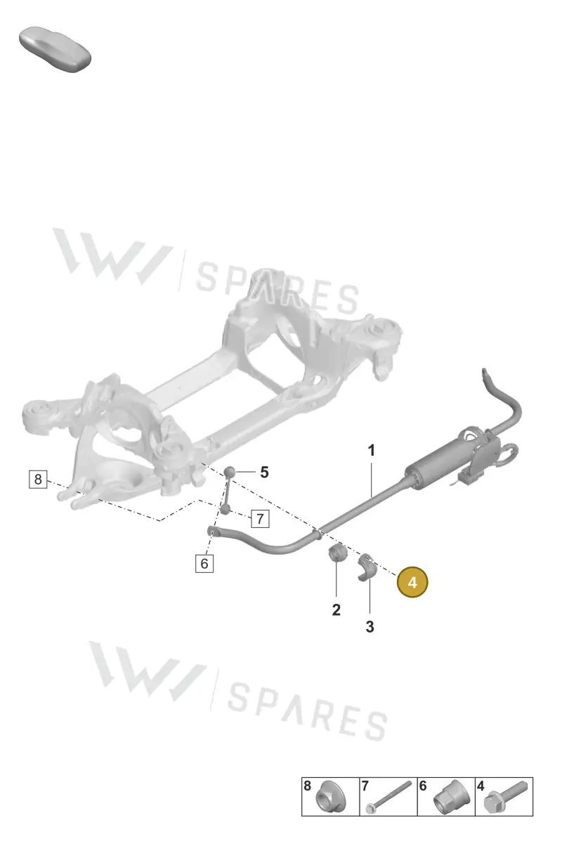 9A700861500 — Porsche Taycan Sport Turismo (2019-2024) diagram p56501300, position 4