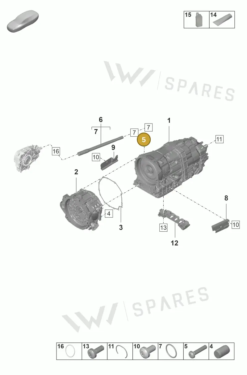 9A700863500 — Porsche Panamera (2020-2023) diagram p58320010, position 5