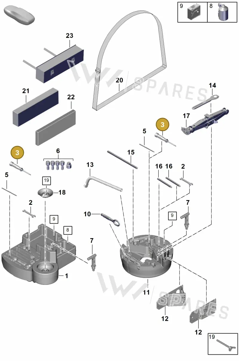 9A7012255 — Porsche Cayenne Coupe (2023-2023) diagram p60001000, position 3