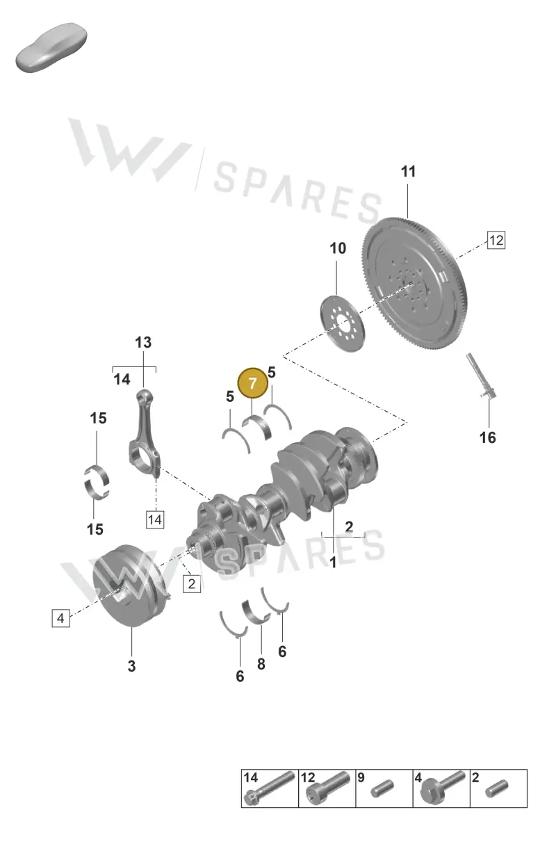 9A710556104 — Porsche Panamera (2023-2025) diagram p58102000, position 7