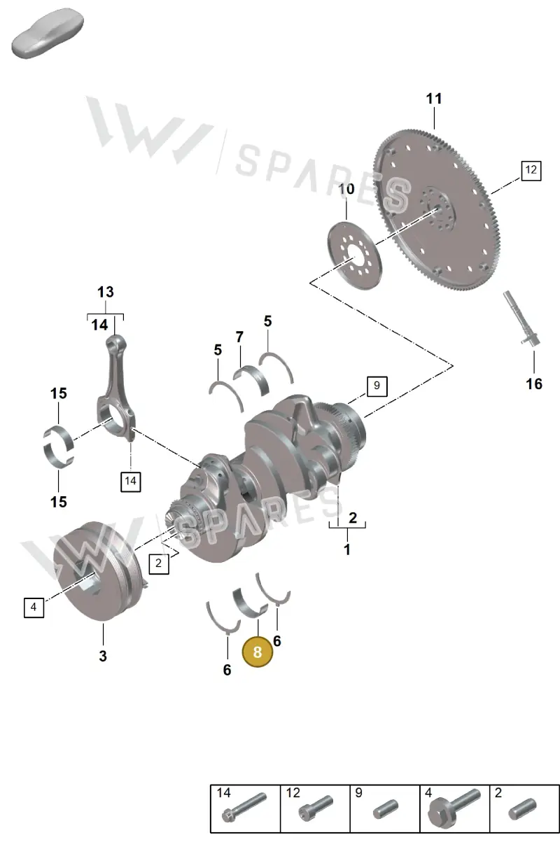 9A710559103 — Porsche Cayenne Coupe (2023-2023) diagram p60102010, position 8