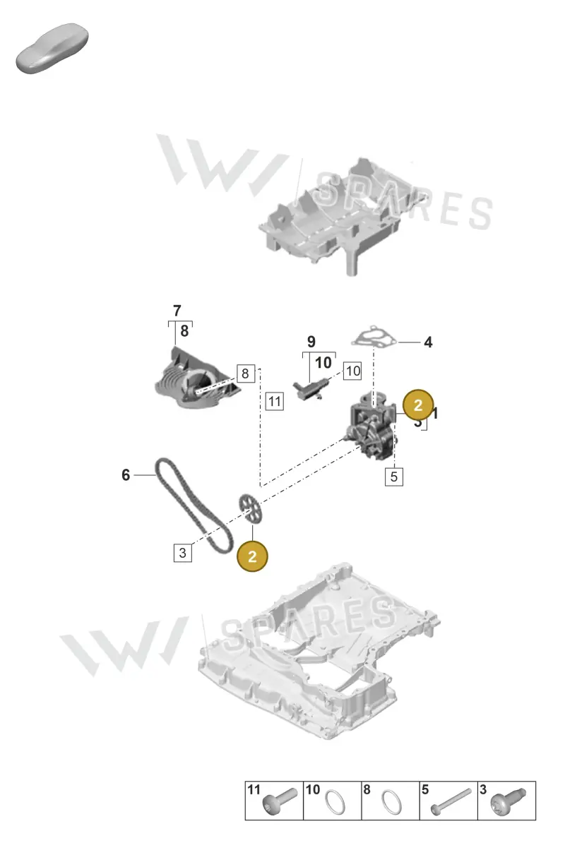 9A711512110 — Porsche Panamera (2023-) diagram p58104010, position 2