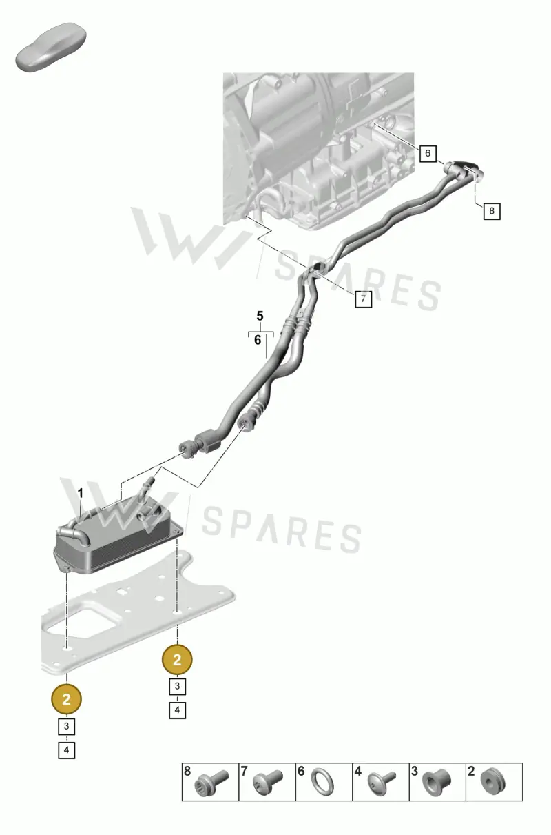 9A711725701 — Porsche Panamera (2023-2025) diagram p58360010, position 2