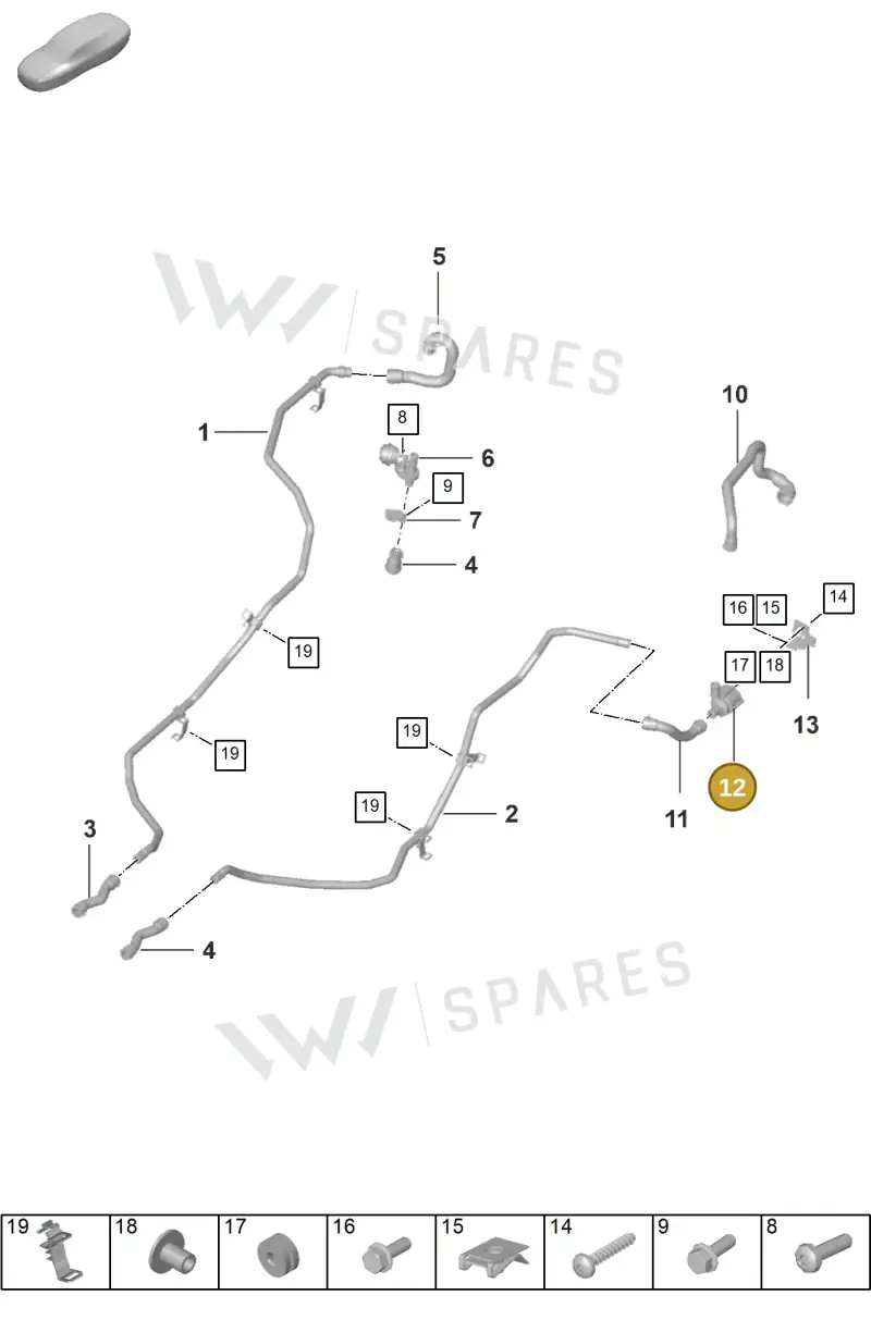 9A712160110 — Porsche 992 Carrera Coupe (2024-) diagram p53105500, position 12
