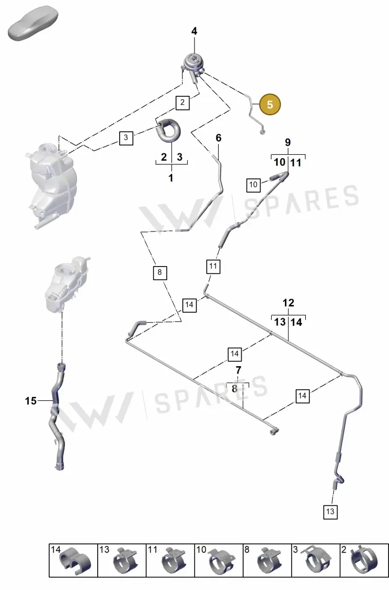 9A712244710 — Porsche Panamera (2023-2025) diagram p62105335, position 5