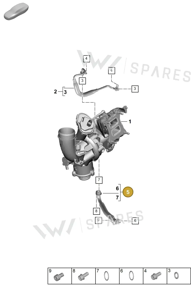 9A7145735 — Porsche Cayenne Coupe (2023-2023) diagram p60202150, position 5