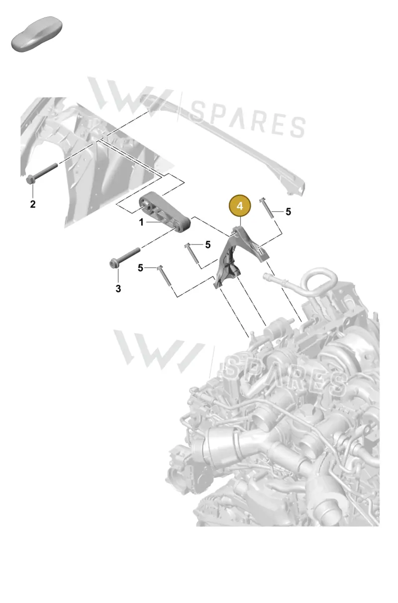 9A719935211 — Porsche Panamera (2020-2023) diagram p58109000, position 4