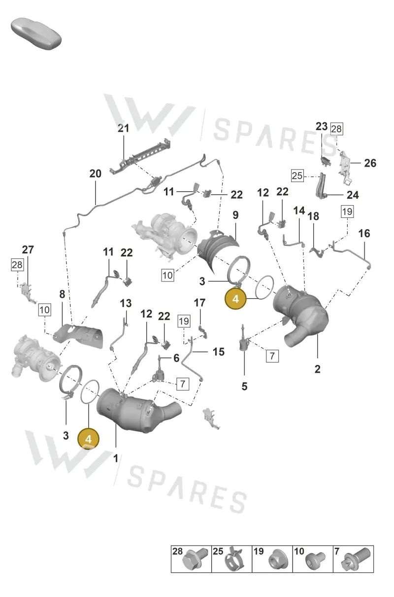 9A725311500 — Porsche 992 Carrera Coupe (2024-) diagram p53202200, position 4