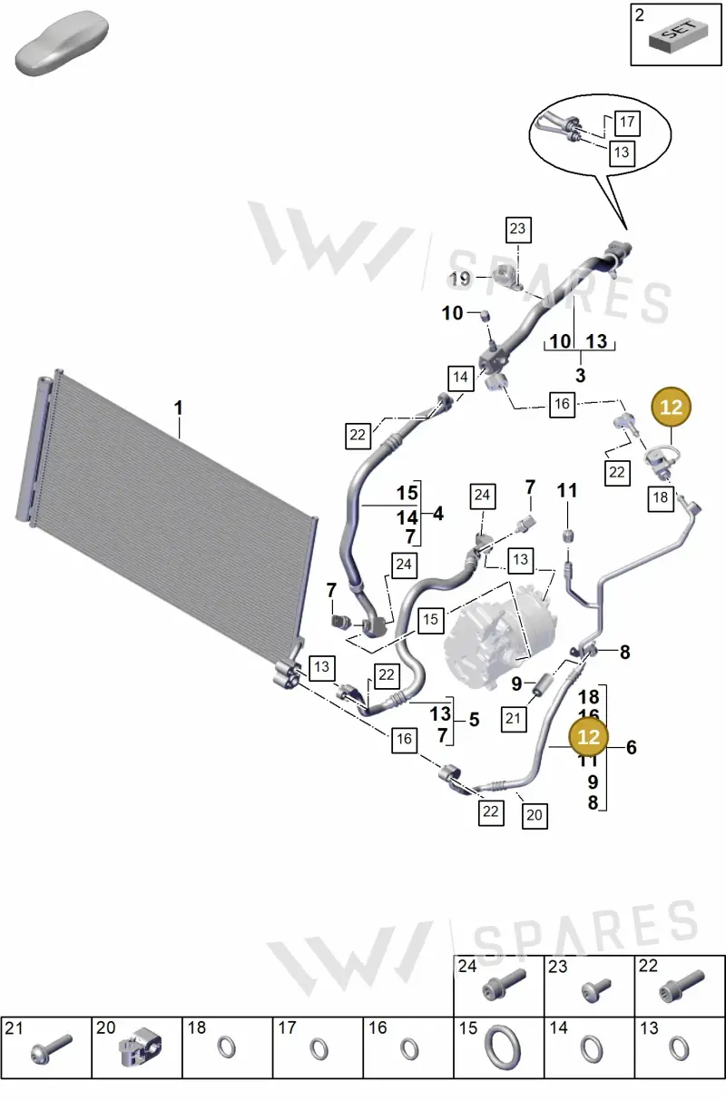 9A726069600 — Porsche Panamera (2023-2025) diagram p62815600, position 12