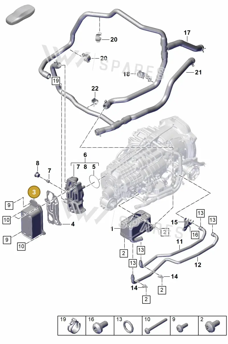 9A7300333 — Porsche 911 (2021-2022) diagram p59302110, position 3