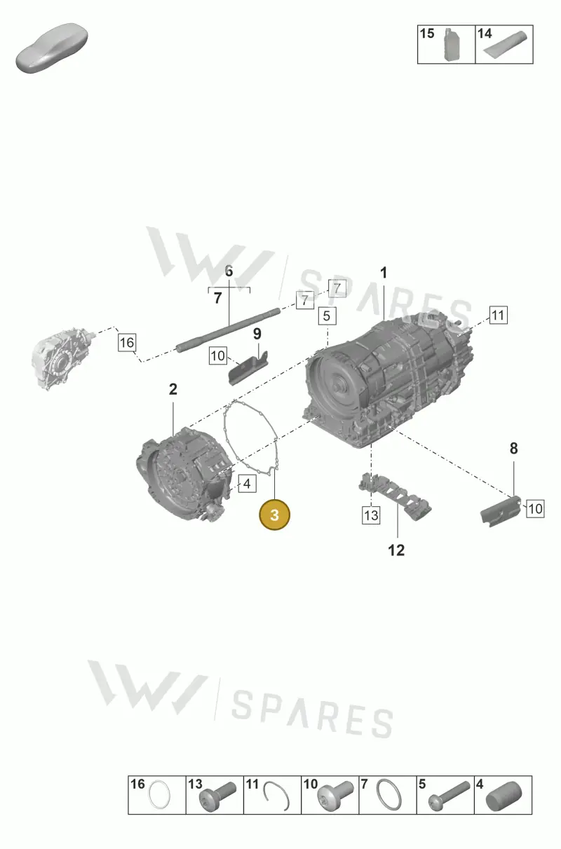 9A7301131 — Porsche Panamera (2020-2023) diagram p58320010, position 3