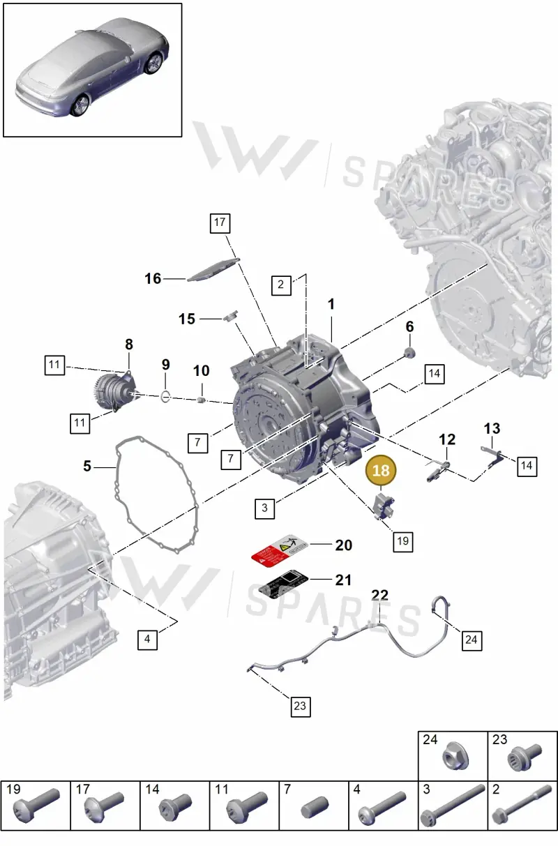 9A7311478 — Porsche Panamera (2016-2020) diagram p49901010, position 18