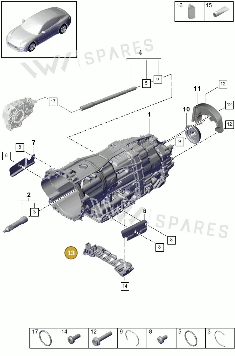 9A739919300 — Porsche Panamera (2016-2020) diagram p49320000, position 13
