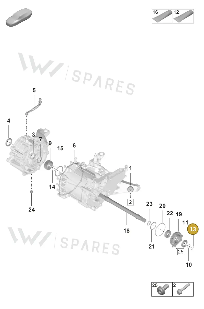 9A740763500 — Porsche Taycan Sport Turismo (2019-2024) diagram p56354100, position 13
