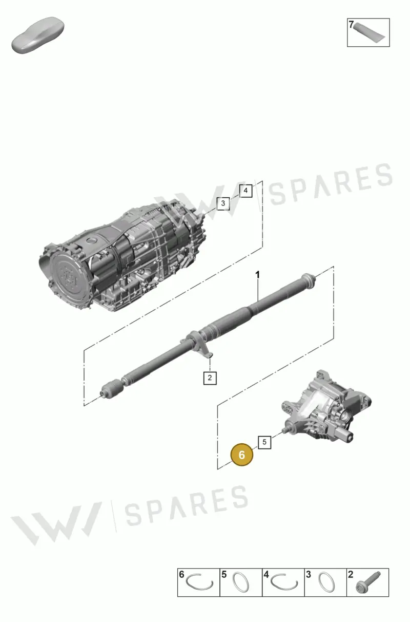 9A750730100 — Porsche Panamera (2023-2025) diagram p58305020, position 6