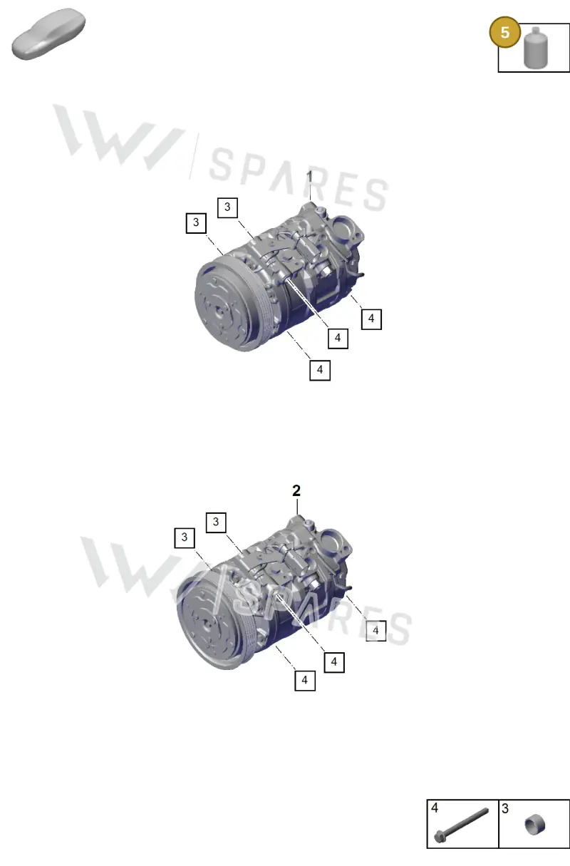 9A757390000 — Porsche Cayenne Coupe (2023-2023) diagram p60814300, position 5