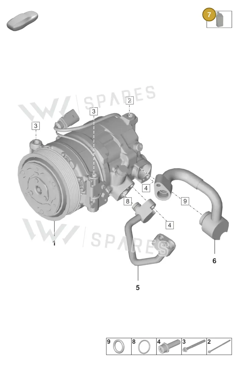 9A757390000 — Porsche 911 (2024-2025) diagram p53814200, position 7
