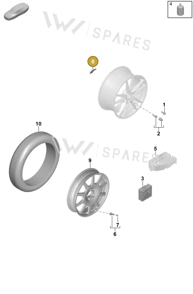 9A760117900 — Porsche Panamera (2023-2025) diagram p62601030, position 8