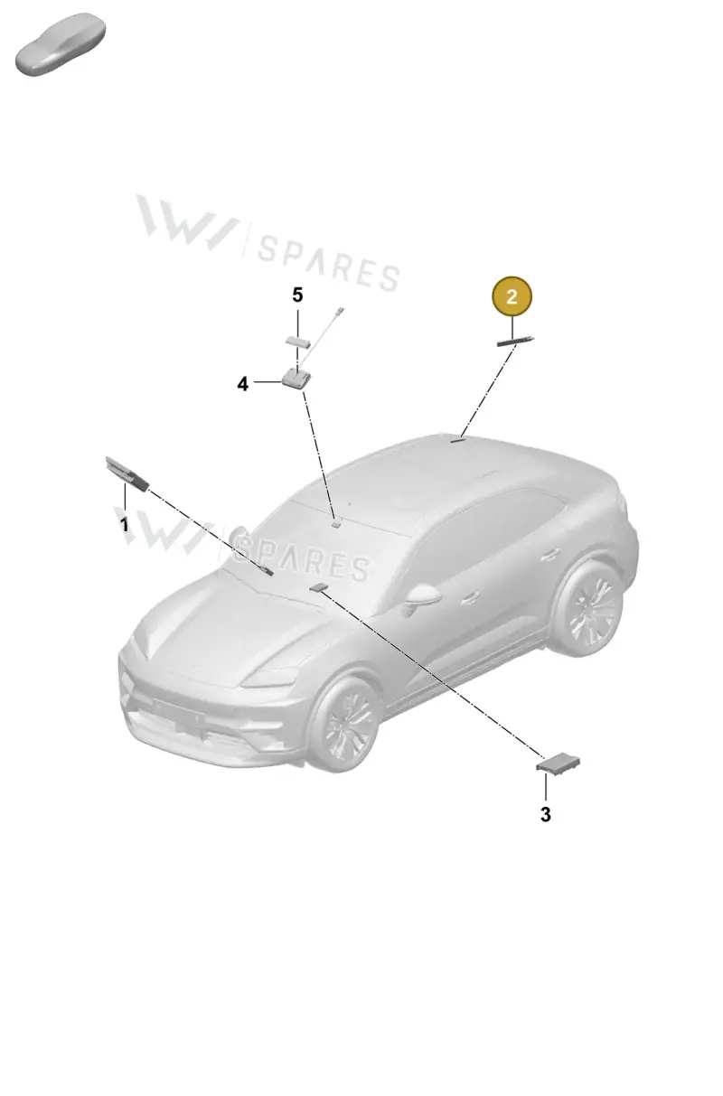 9A764750400 — Porsche Macan (2024-2024) diagram p61901400, position 2