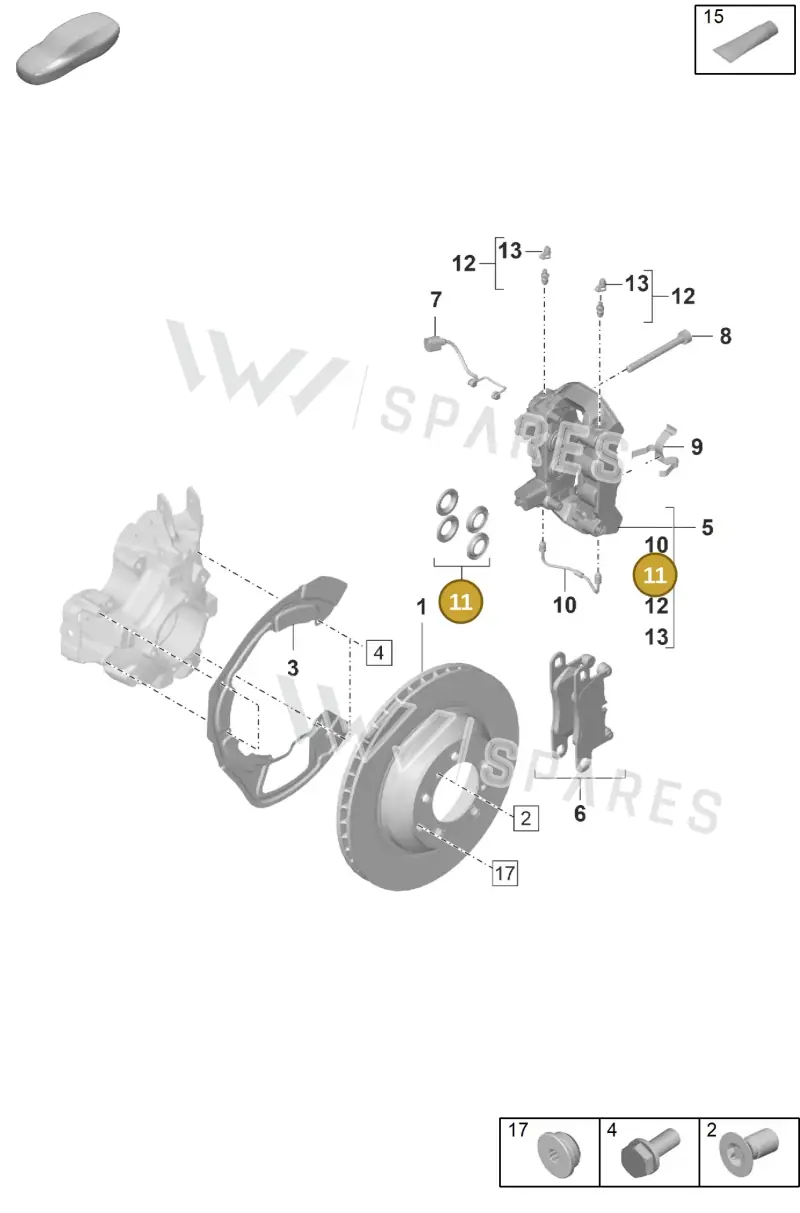 9A769867100 — Porsche Panamera (2023-) diagram p58603000, position 11