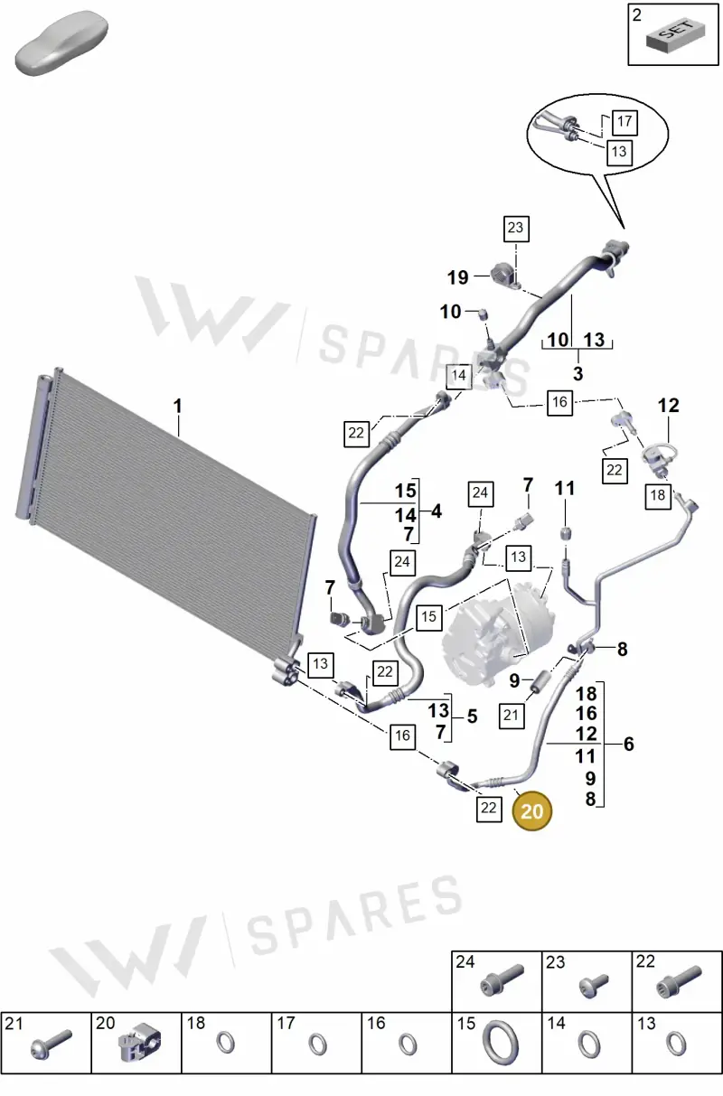 9A781657900 — Porsche Panamera (2023-2025) diagram p62815600, position 20