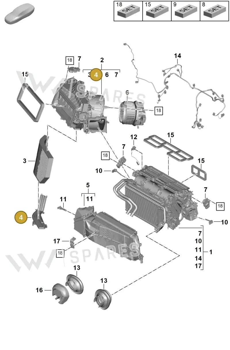 9A781942200 — Porsche Panamera (2023-2025) diagram p62814000, position 4