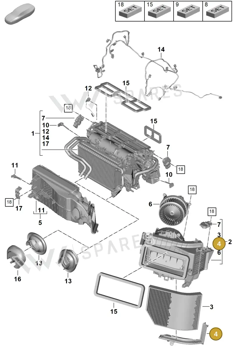 9A781942400 — Porsche Panamera (2023-) diagram p62814001, position 4
