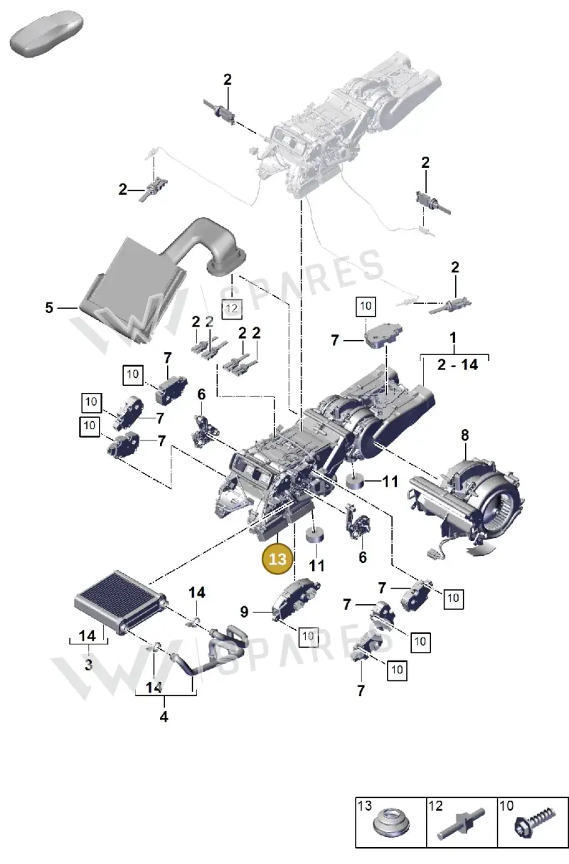 9A7820098 — Porsche Cayenne Coupe (2023-2023) diagram p60814270, position 13
