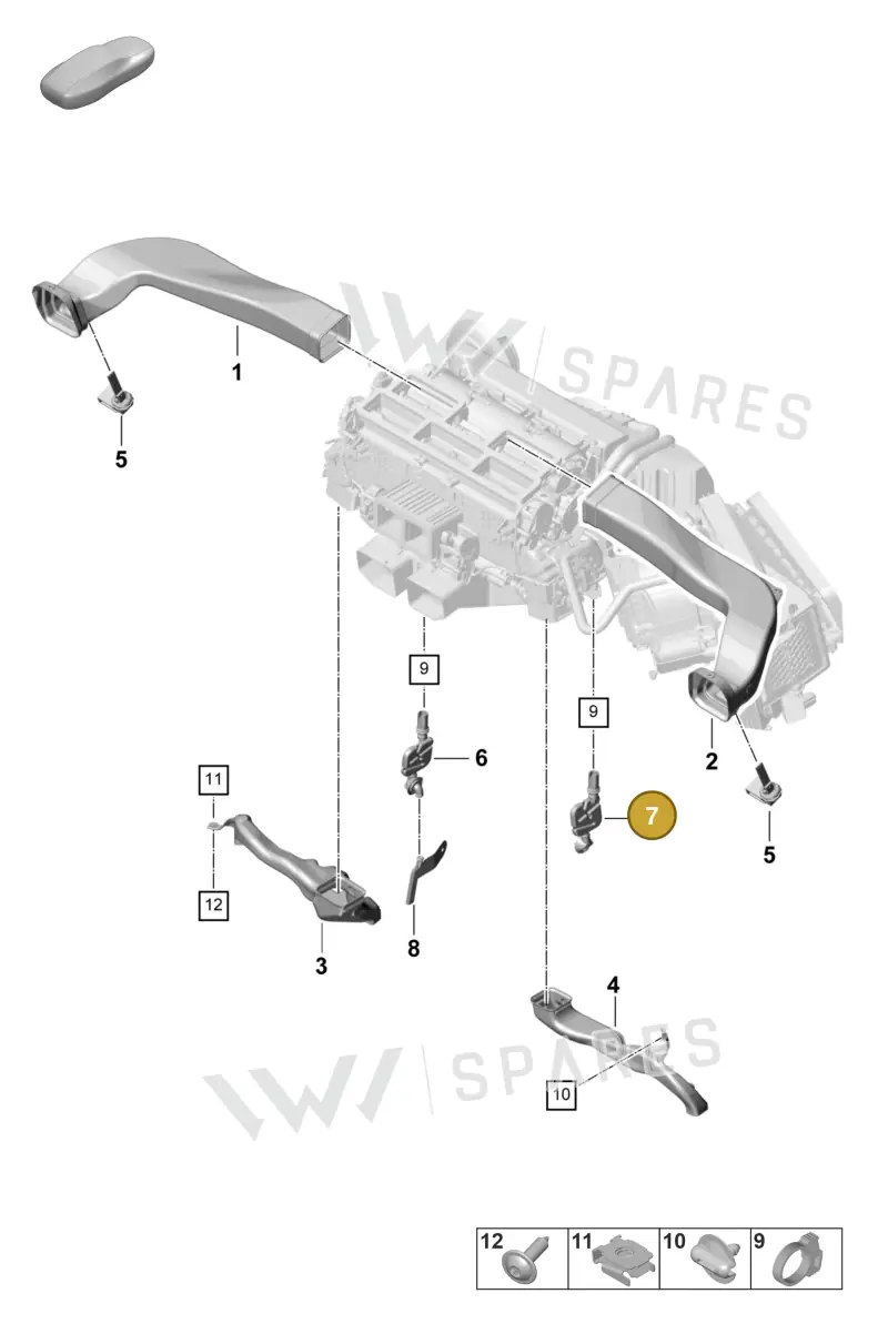 9A782063801 — Porsche Panamera (2023-2025) diagram p58813800, position 7