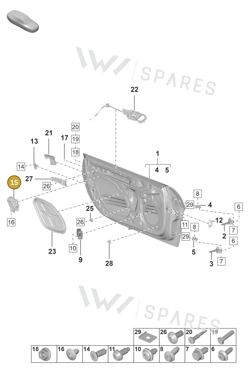 9A783721606 — Porsche 911 (2021-2022) diagram p59804010, position 15