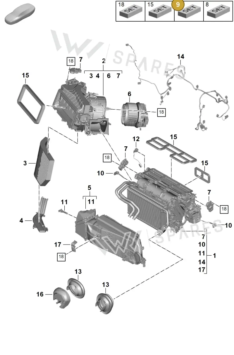 9A785729100 — Porsche Panamera (2023-2025) diagram p62814000, position 9