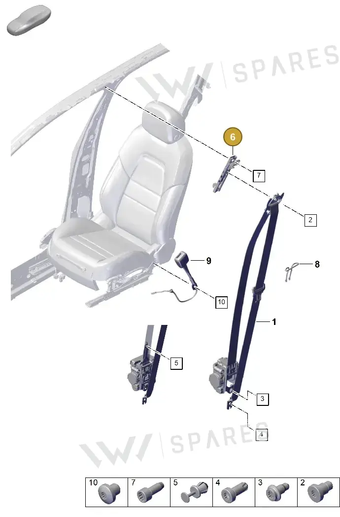 9A785781900 — Porsche Cayenne Coupe (2023-2023) diagram p60812000, position 6