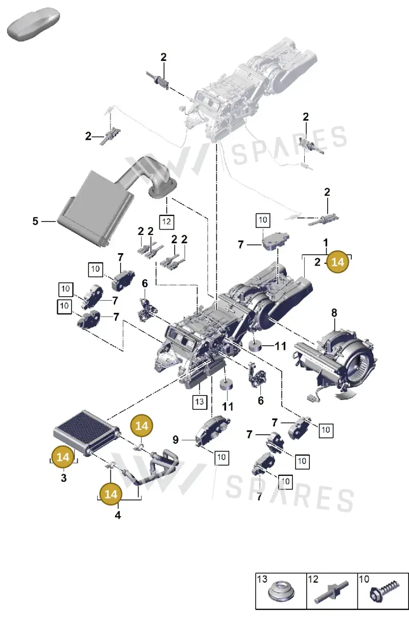 9A7898037A — Porsche Cayenne Coupe (2023-2023) diagram p60814270, position 14