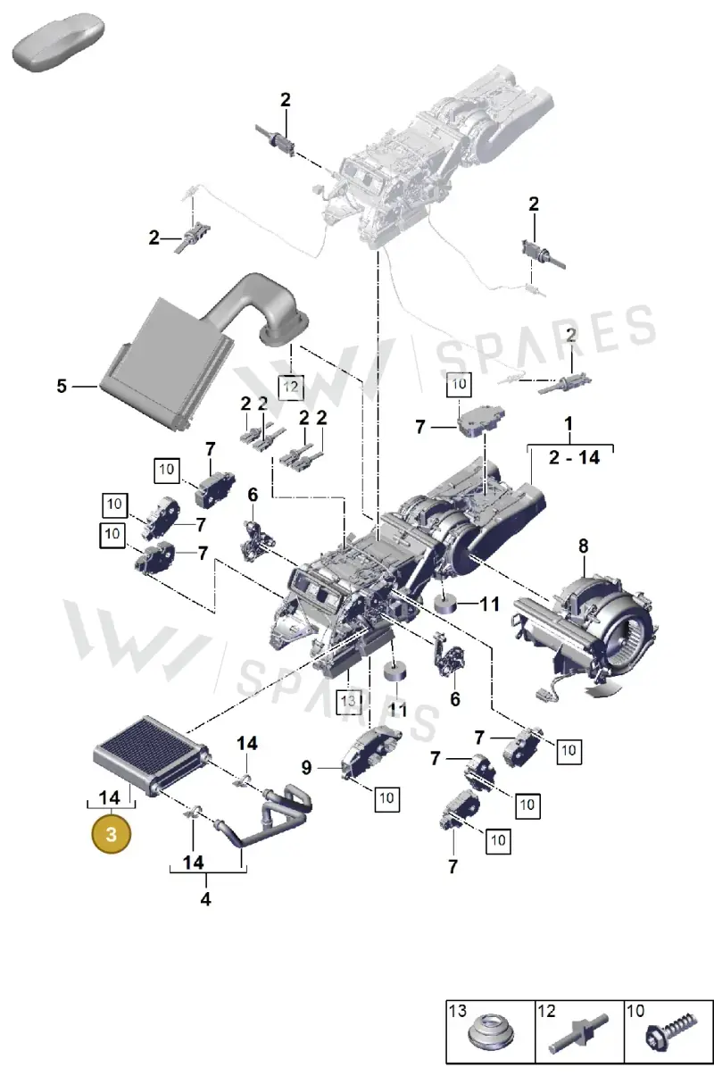 9A7898037 — Porsche Cayenne Coupe (2023-2023) diagram p60814270, position 3