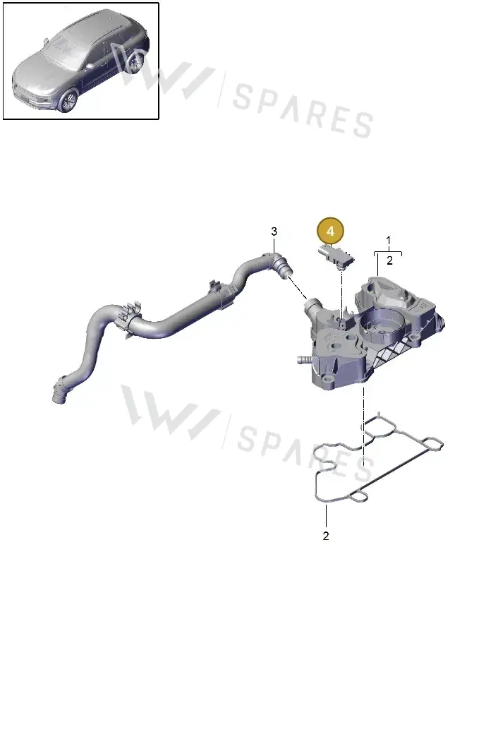 9A7906052 — Porsche Macan (2018-2022) diagram p52107380, position 4