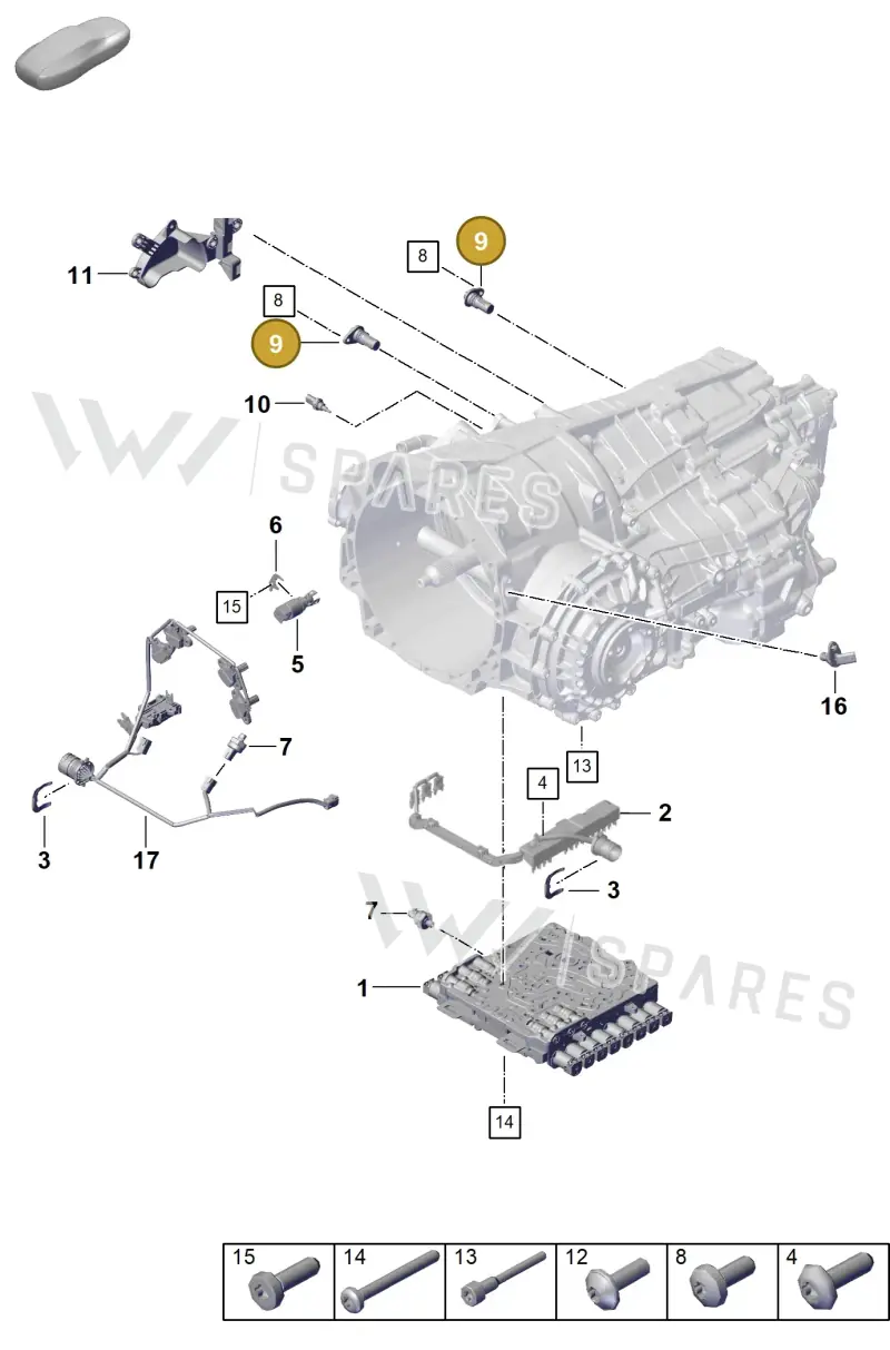 9A7906401 — Porsche 911 (2020-2022) diagram p57302120, position 9